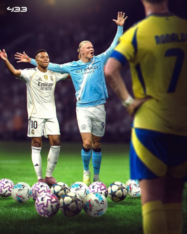 掉队！哈兰德连续12场进球追平C罗 姆巴佩战尤文5射4正失良机中断