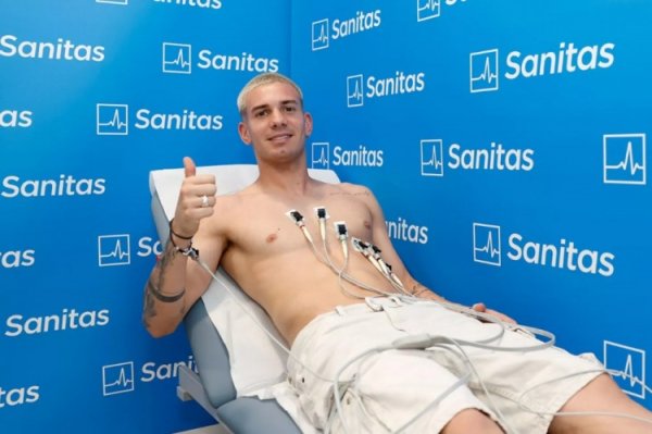 4500万新援！马斯坦托诺进行正式加盟前的例行体检