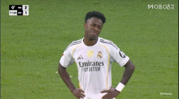 记者：皇马考虑对维尼修斯纪律处分，球员在谈话后已意识到错误