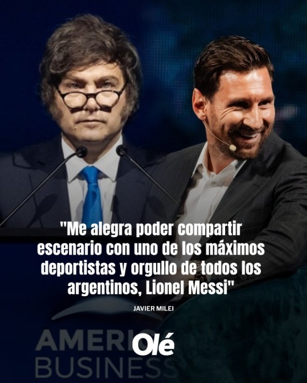 阿根廷总统：很荣幸与最伟大运动活动    员之一、阿根廷人的骄傲梅西同台